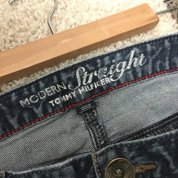Tommy Hilfiger Modern Straight Denim Jeans - Picture 8 of 15